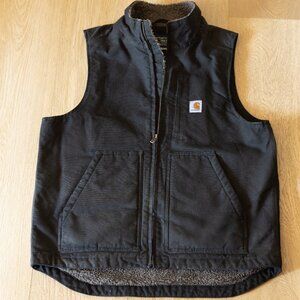 CARHARTT Tin Cloth Rugged Waxed Vest Size Medium